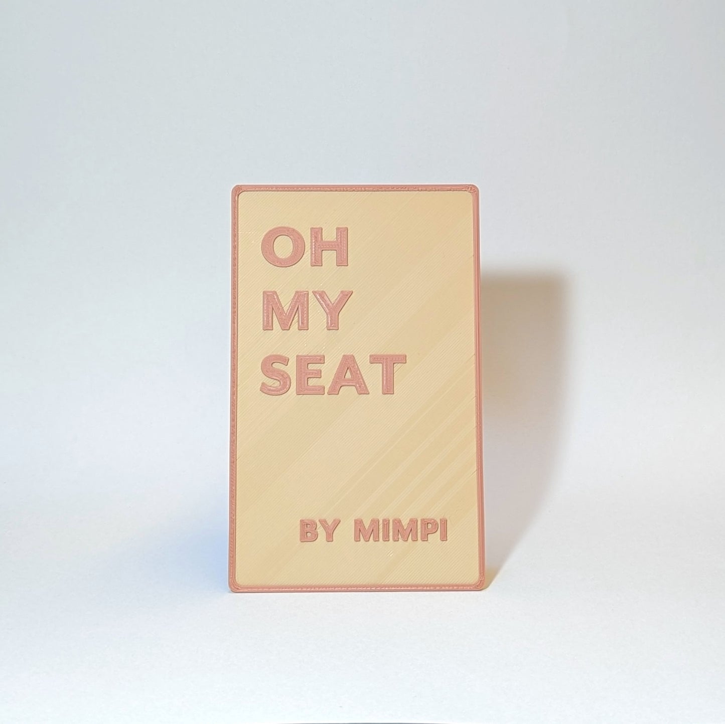座席確保カード OH MY SEAT Terracotta