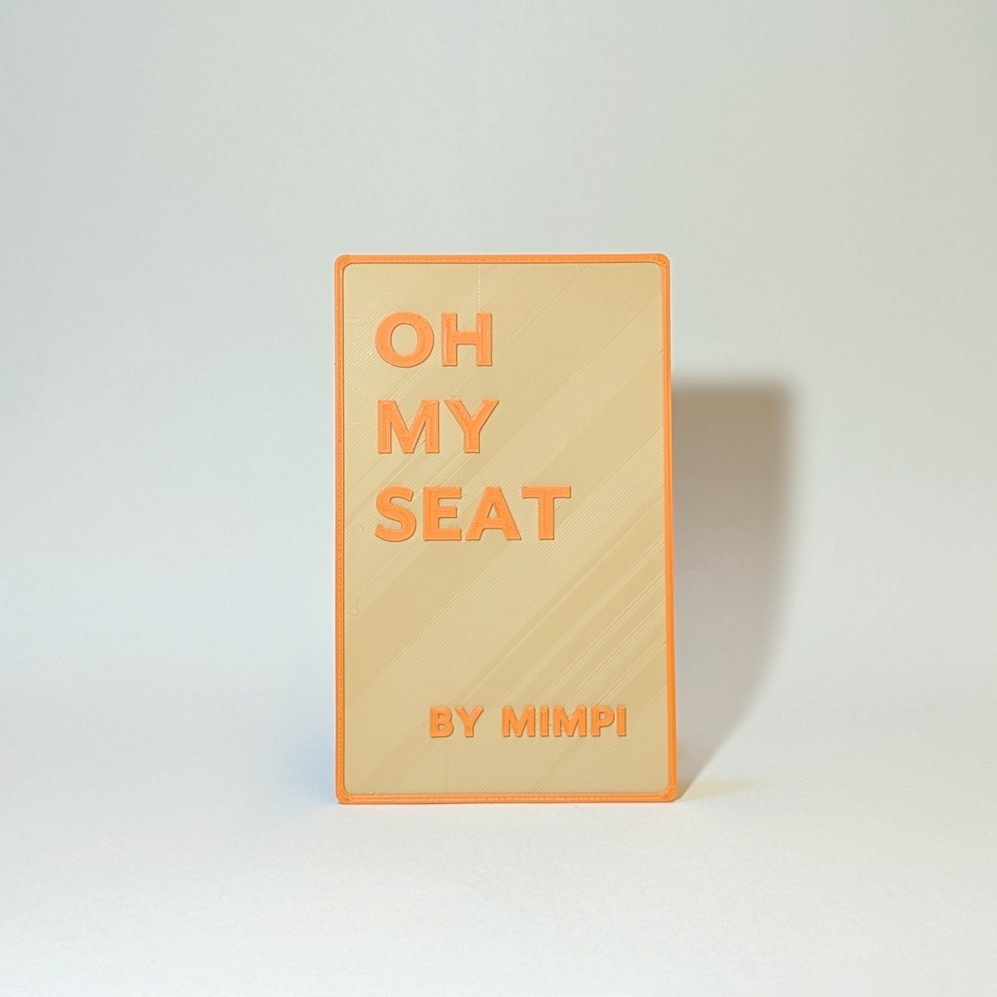 座席確保カード OH MY SEAT Salmon