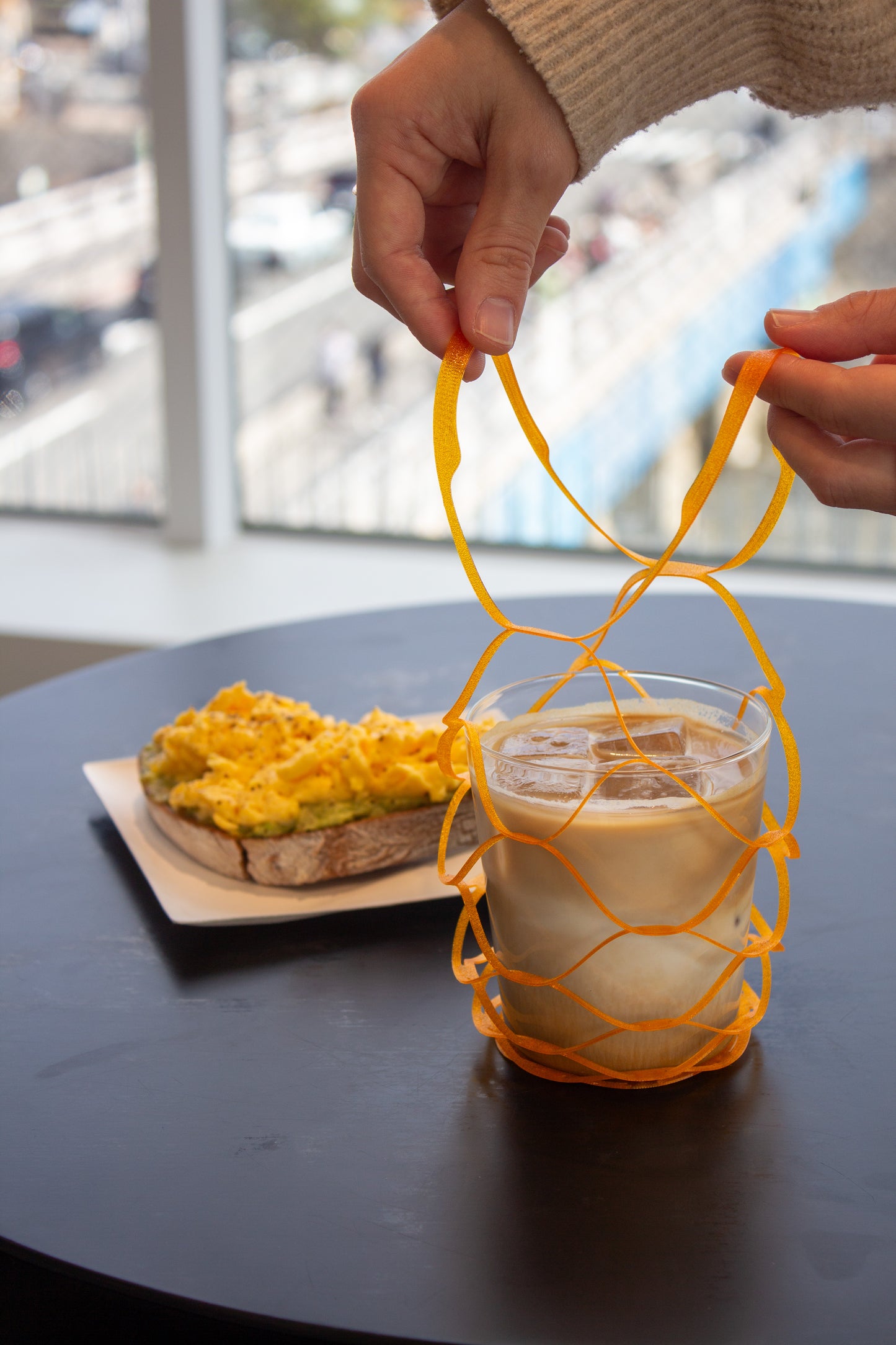 ドリンクホルダー #e7a51d